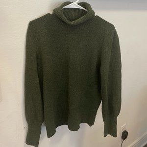 J.Crew Green Turtleneck